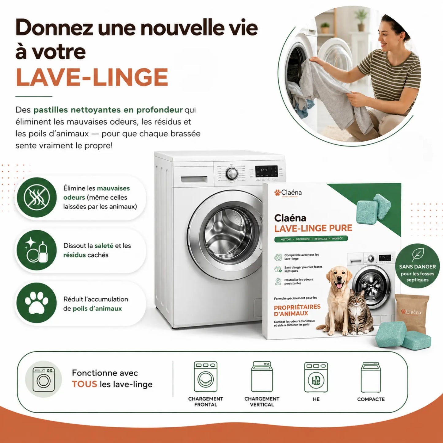 Claéna Lave-Linge Pure™